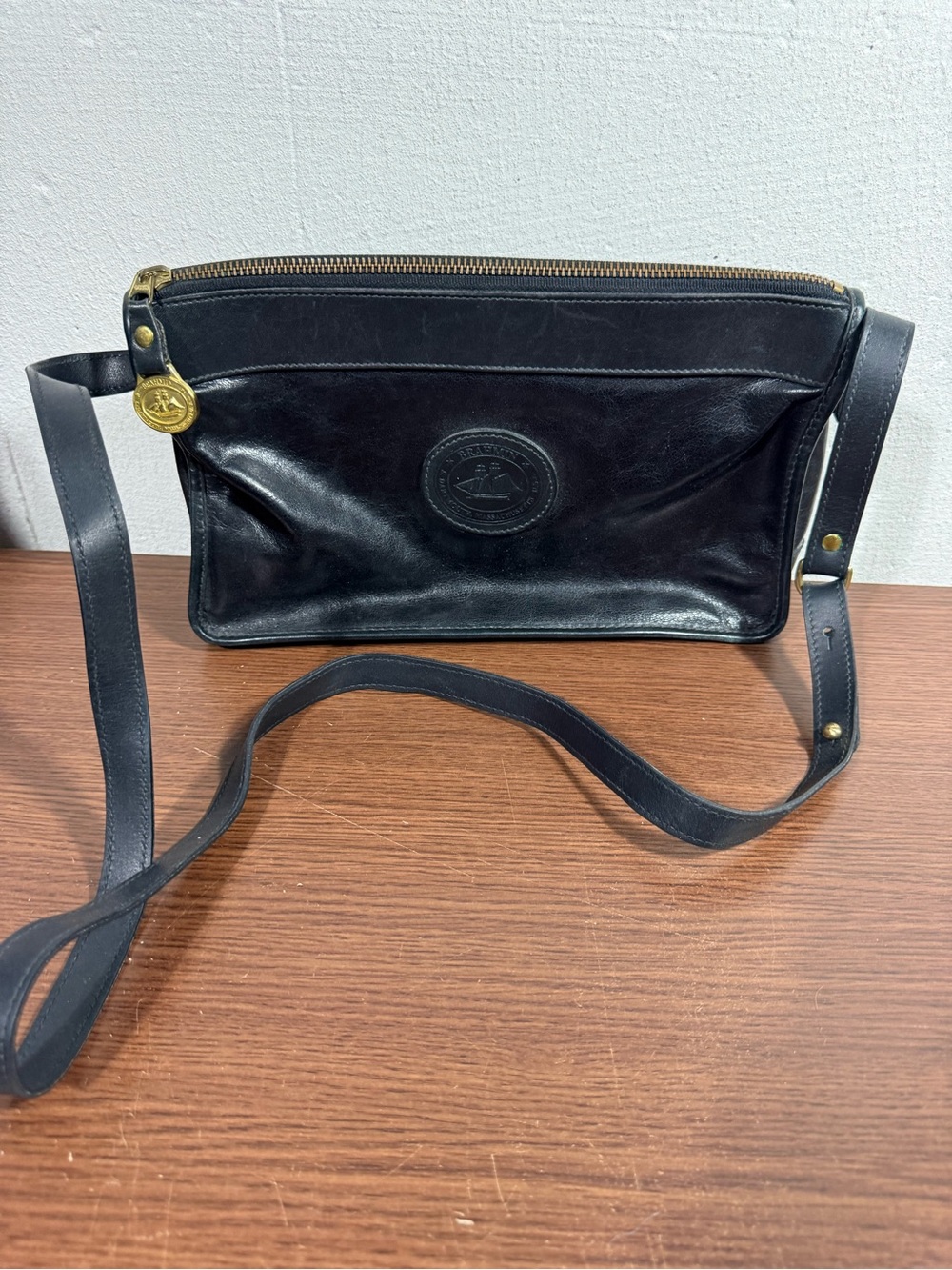 Vintage Brahmin Leather Shoulder Bag